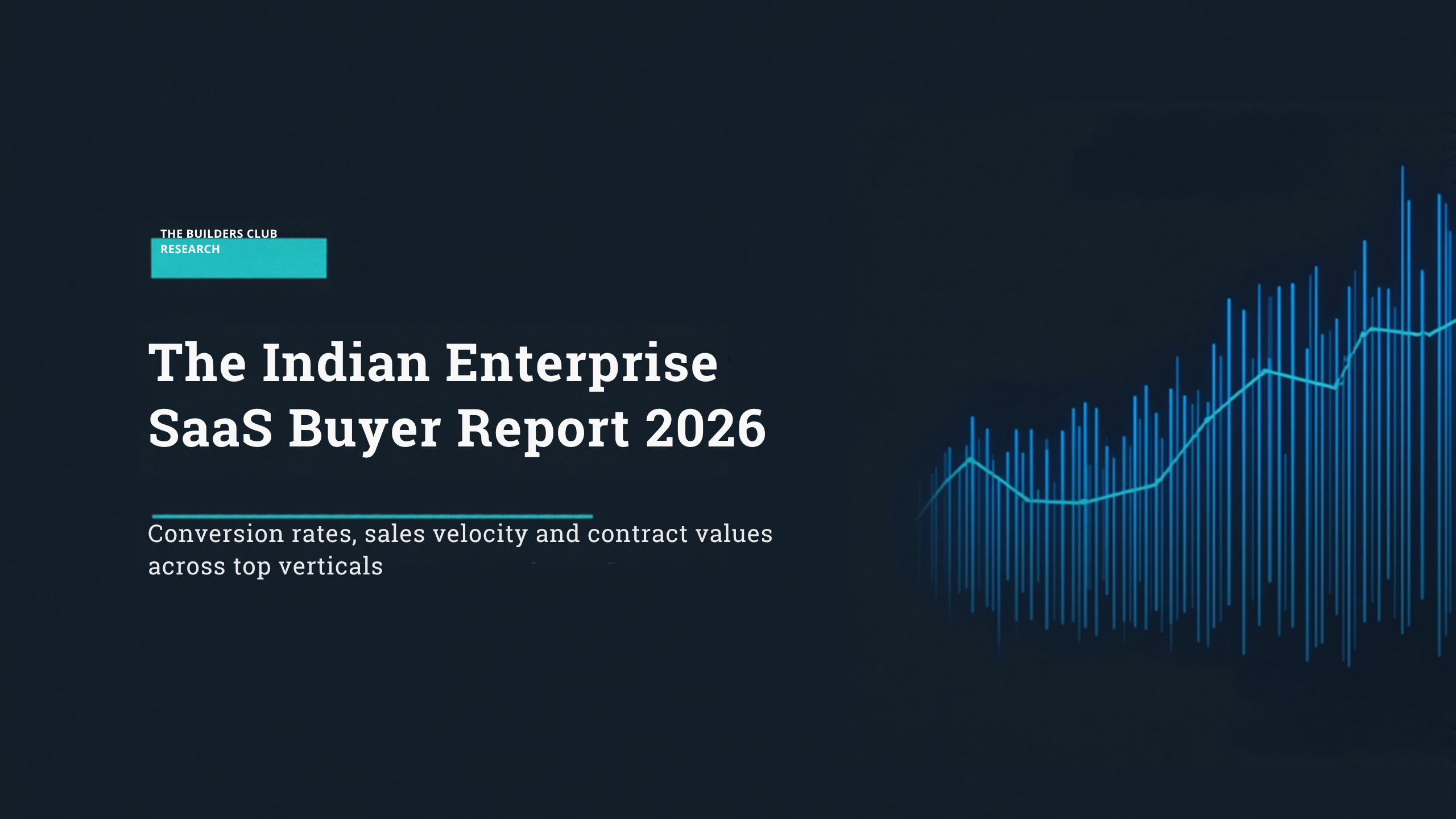 The Indian Enterprise SaaS Buyer Report 2026: conversion rates, sales velocity and contract values across top verticals