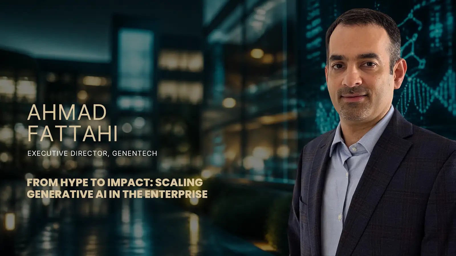 Ahmad Fattahi, Genentech on The Builders Club Startup Founders Podcast
