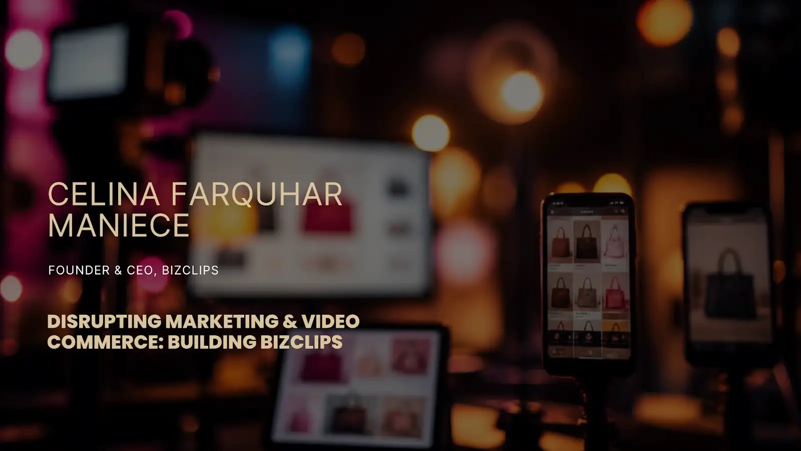 Celina Farquhar Maniece, BizClips on The Builders Club Startup Founders Podcast