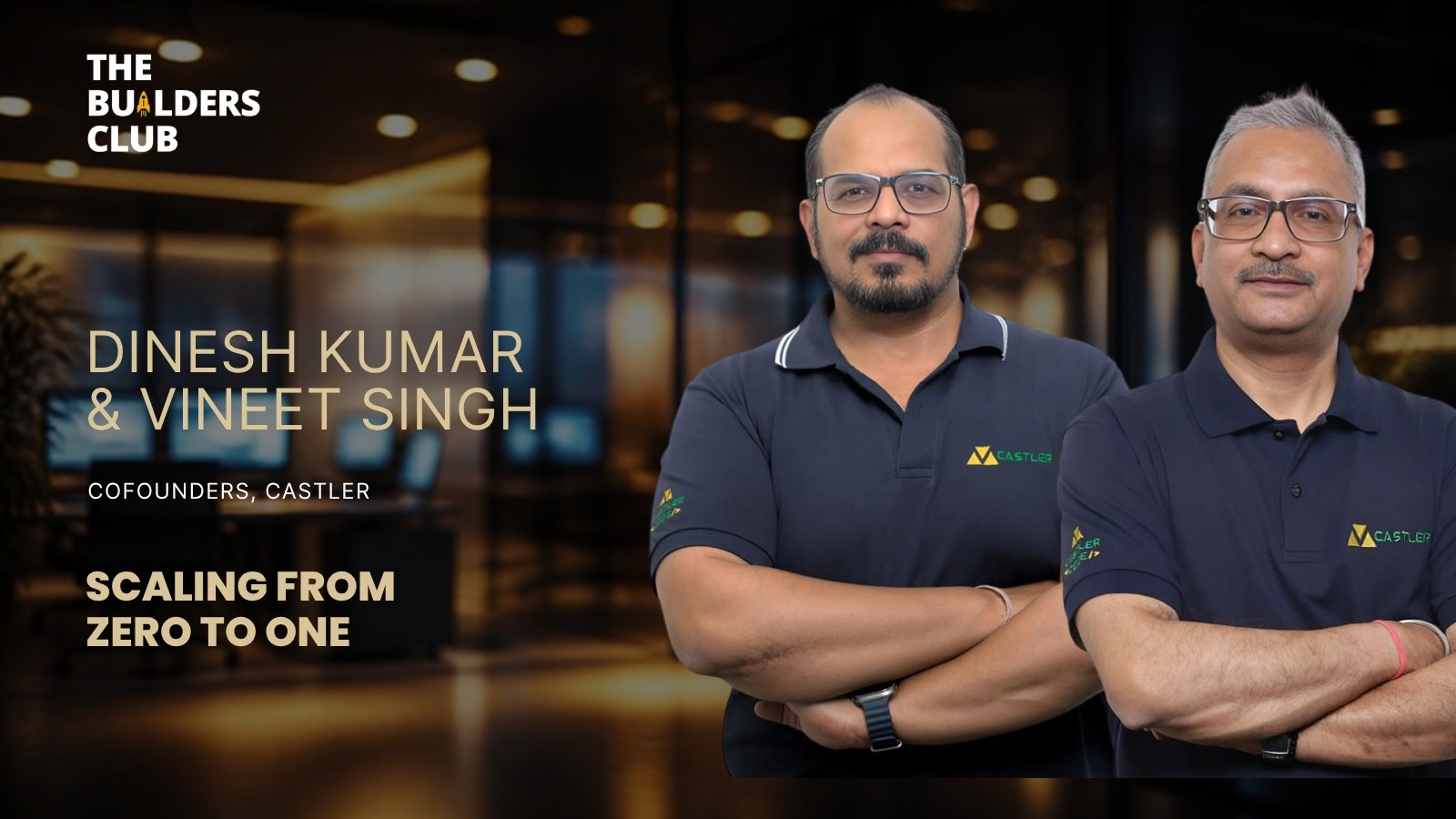 Vineet Singh and Dinesh Kumar, Castler on The Builders Club Startup Founders Podcast